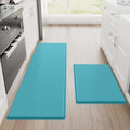 StepRite Kitchen Mats for Floor, 2-Piece Anti-Fatigue Kitchen Rugs by Bringcushiontoyourlife