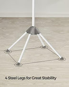 SONGMICS Clothes Drying Rack, 72.8-Inch Drying Rack, 3 Rotatable Arms - Image 6