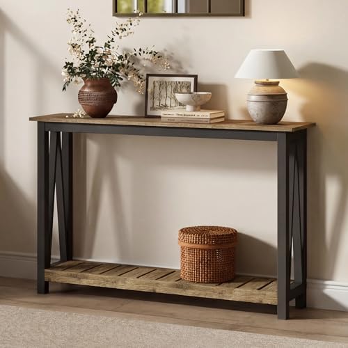ChooChoo Farmhouse Console Table, Narrow Sofa Table by ChooChoo