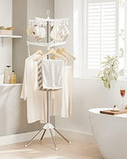 SONGMICS Clothes Drying Rack, 72.8-Inch Drying Rack, 3 Rotatable Arms - Image 3