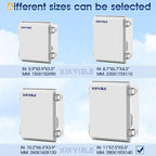 Waterproof Outdoor Project ABS Plastic Junction Box IP67 Weatherproof Dustproof - Image 4