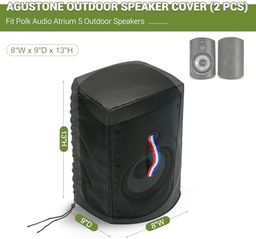 2-Pack Waterproof Speaker Covers - Image 2