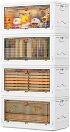 YFXCVSL 4 Tier Plastic Storage Bins by YFXCVSL