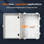 QILIPSU Waterproof Junction Box IP67 Outdoor Plastic Electrical Project - Image 3