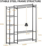 HOMIDEC Wardrobe Closet, Portable Clothes Rack - Image 3