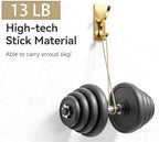 10 Pack Brushed Gold Self Adhesive Coat Hooks - Image 3