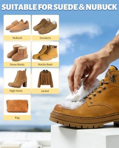 Jevvu Suede Shoe Cleaner, Suede Cleaning Kit - Image 4