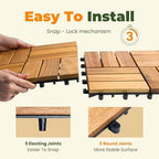 Jurax Interlocking Wood Deck Tiles - Image 4