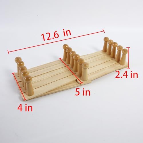 AMAPON Accordion Wall Hanger Expandable Coat Hat Rack 16 Peg Hook Mug Cap - Image 4