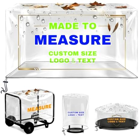 Custom Clear PVC Dust Cover Waterproof, Transparent Protective Cover by Unknown