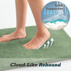 HUXMEYSON Bathroom Rugs Sets 2 Piece, Non-Slip & Quick Dry Bath Mat Set - Image 7