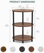 Small Round Side Table - Image 2