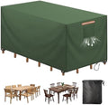 Patio Rectangular Table Chair Set Cover Waterproof 420D Heavy Duty Large by MIFXIN