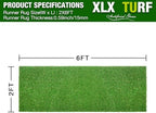 XLX TURF 2FT X 6FT Artificial Turf Runner Rug Indoor Outdoor - Image 2