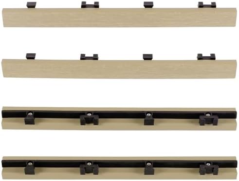 1 in. x 1 ft. Quick Deck Composite Deck Tile Straight Trim - Image 3