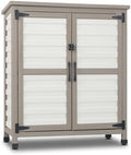 Ketive Outdoor Storage Cabinet, 2-Tier Garden Cabinet by Ketive