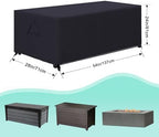 ABCCANOPY Outdoor Deck Box Cover 54x28x24 Inch, Waterproof - Image 2