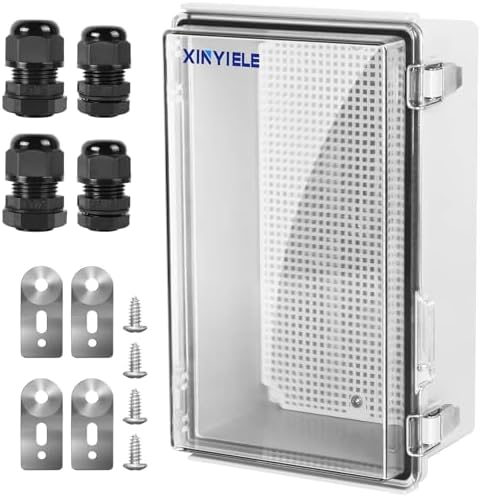 Waterproof Outdoor Project ABS Plastic Junction Box IP67 Weatherproof Dustproof by XINYIELE