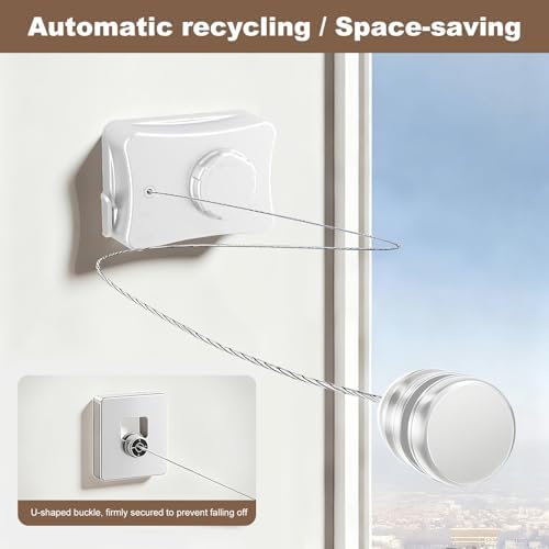 Retractable Clothesline for Indoor & Outdoor Use - Image 5