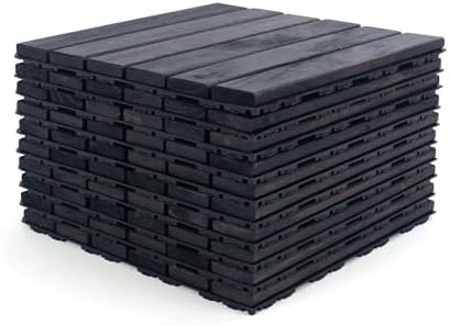 Acacia Deck Tiles Interlocking Outdoor Flooring - Image 4