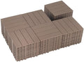 72 PCS Plastic Interlocking Deck Tiles by SkillMaid