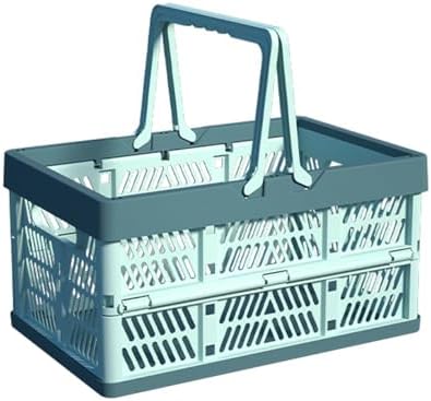 Plastic Storage Crate - 20L Collapsible Crate Stacking Folding Storage Basket - by VIGAER