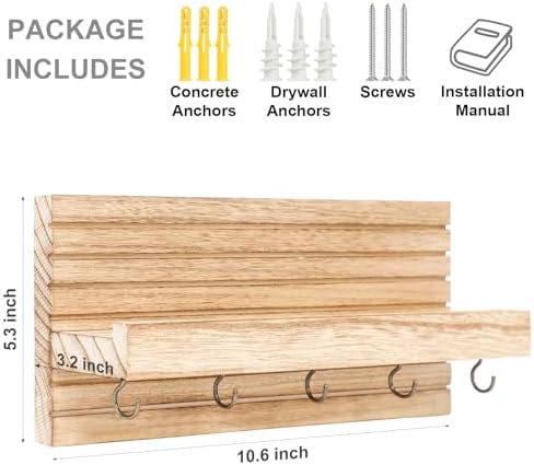Lwenki Decorative Key Holder for Wall - Image 2
