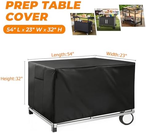 POOLTALE Outdoor prep table cover 54x23x35IN - Image 2