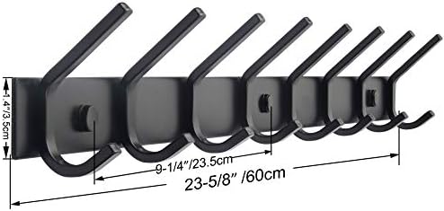 WEBI Coat Rack Wall Mounted, 8 Coat Hooks - Image 2