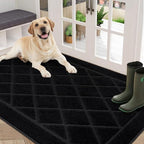 BEQHAUSE Dirt Trapper Door Mat 36" x 60", Doormat Non-Slip by BEQHAUSE