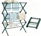Clothes Drying Rack Collapsible, Heavy Duty Extendable Laundry Rack by WickerStorageBaskets