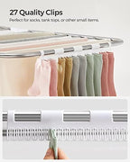 SONGMICS Clothes Drying Rack, Foldable 2-Level Stee Laundry Drying Rack - Image 4
