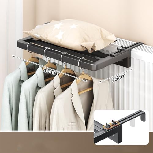 Balcony Clothes Drying Rack, Over-the-Railing Clothes Hanger - Image 3