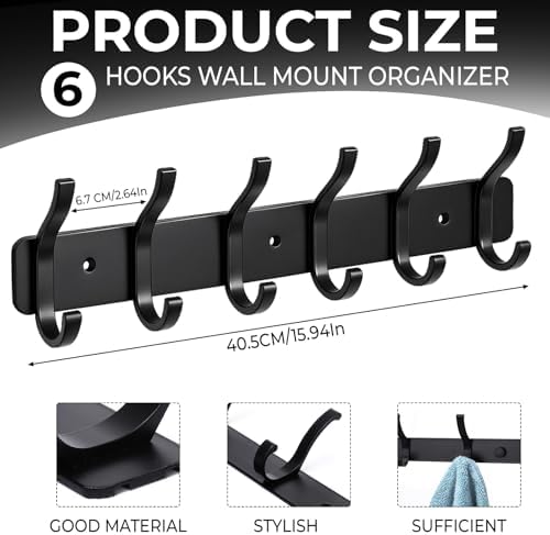 Wall Mount Coat Rack 1 Pack - Image 2