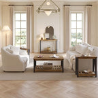 ChooChoo Farmhouse Console Table, Narrow Sofa Table - Image 7