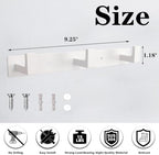 Coat Rack, Heavy Duty Stainless Steel 3 Tri Coat Hook Hanger, Wall Mounted Wall - Image 2
