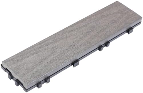 UltraShield Naturale 1/4 ft. x 1 ft. Quick Composite Single Slat Deck Tile - Image 2
