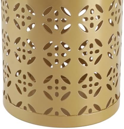 Fabater Rust Proof Metal Umbrella Holder Round Hollow Copper Pattern Umbrella - Image 4