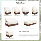 Rocking Chair Cover 600D Heavy Duty Waterproof - Image 4