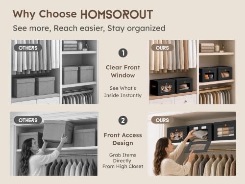 Homsorout Small Closet Storage Bins - Image 5