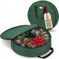 ZOBER 2 Pack Oxford Christmas Wreath Storage Container 30 Inch by ZOBER