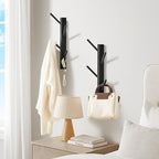 TIOPGHAD 2-Pack Small Vertical Wall Mount Coat Rack - Image 5