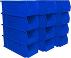 Akro-Mils 12 Pack AkroBins Plastic Storage Bins, Space-Saving Stackable by Akro-Mils