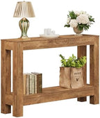 Tohomeor Farmhouse Console Table, 47 Inches Entryway Console Table, Wooden - Image 4