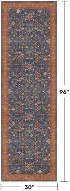 Washable 8 ft Long Runner for Kitchen Floor - Image 2