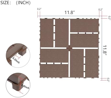 Plastic Interlocking Deck Tiles - Image 5