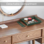 SITHON Valet Tray Desktop Storage Organizer, Removable 2 Compartments Catchall - Image 6