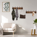 IBosins 2 Pack Vintage Coat Rack Wall Mount - Image 5