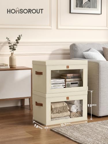 Homsorout Medium Fabric Storage bins - Image 6