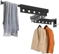 Clothes Drying Rack Wall Mounted, Space Saving Wall Mounted Clothes Drying Rack by Unknown